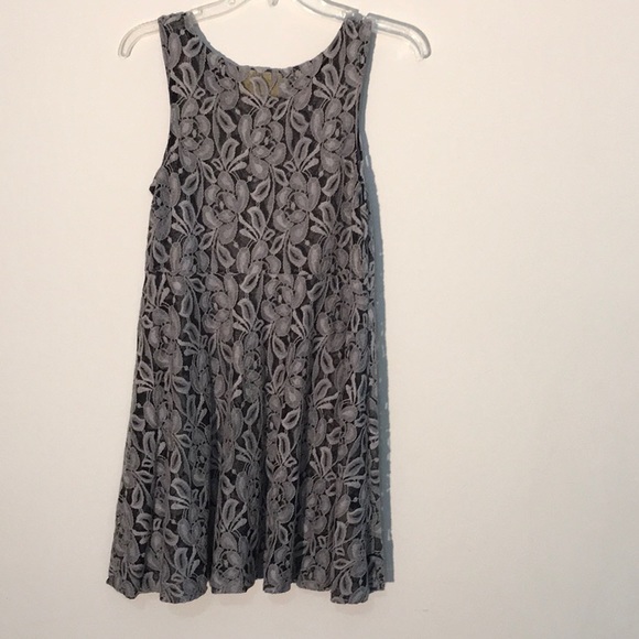 Free People Lace Dress Black Mesh Size S - Picture 3 of 8
